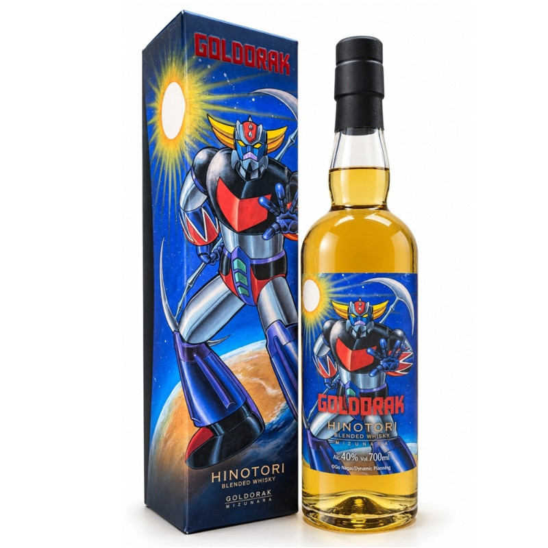 Whisky Hinotori Blended édition limitée Goldorak Mizunara