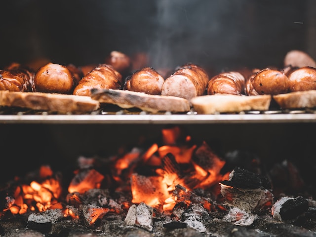 vin avec grillades